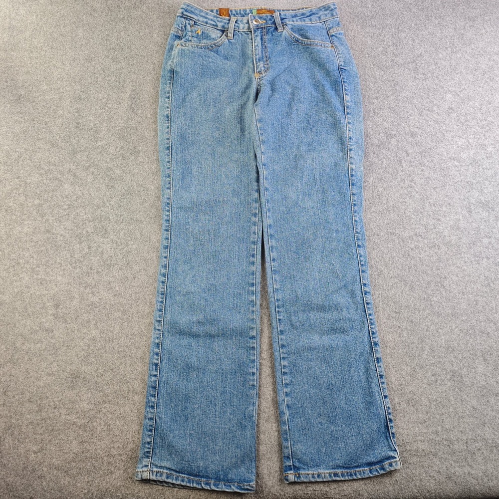 Aura Wrangler Jeans 8P Blue Straight Leg Short Rise WKPH86882
